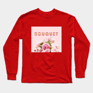 Floral Bouquet Watercolor Art Long Sleeve T-Shirt